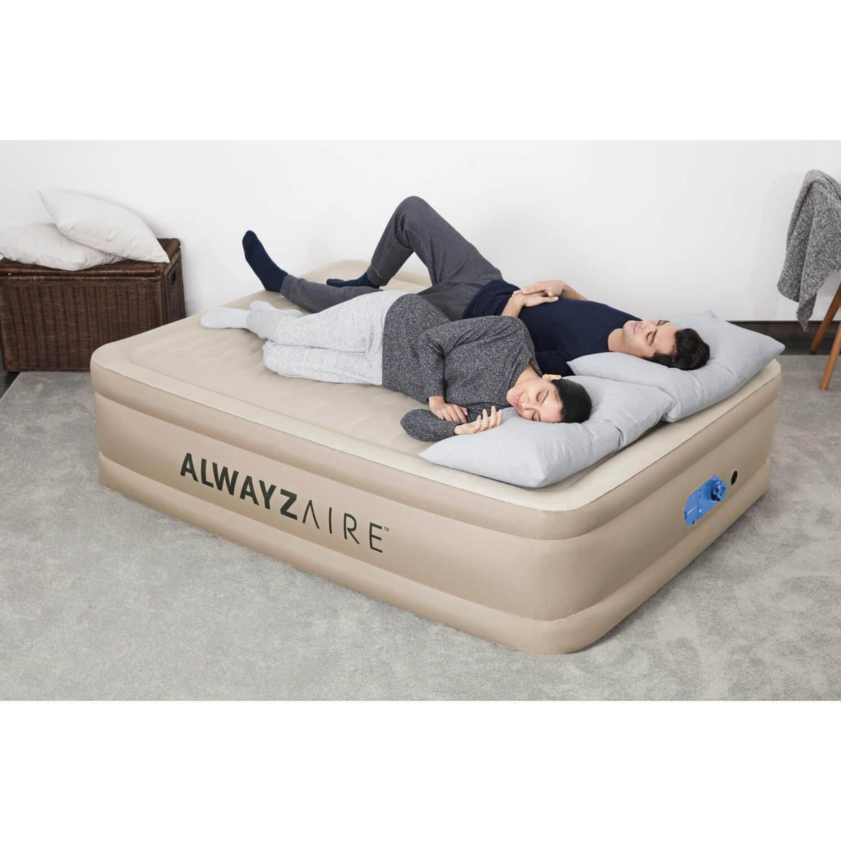 Colchón Inflable Eléctrico Queen Alwayzaire 203X152X51Cm Bestway