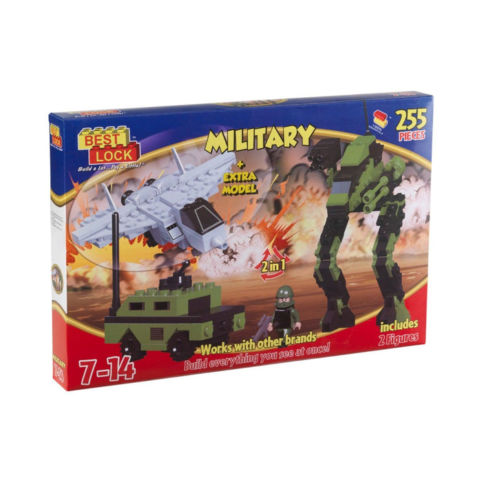 Bloques De Construcción Best-Lock Militar 225 Piezas