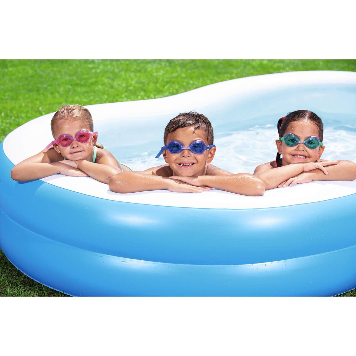 Piscina Inflable Bestway Laguna para niños 262x157x46Cm Azul