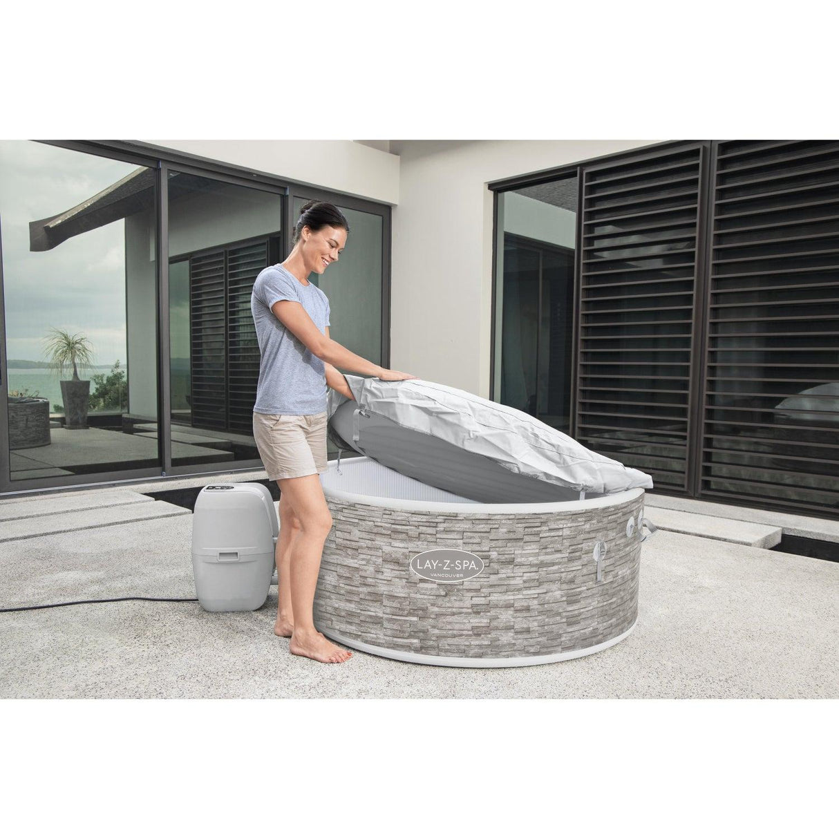 Hot Tub Spa Jacuzzi Inflable Vancouver 5 Personas Bestway