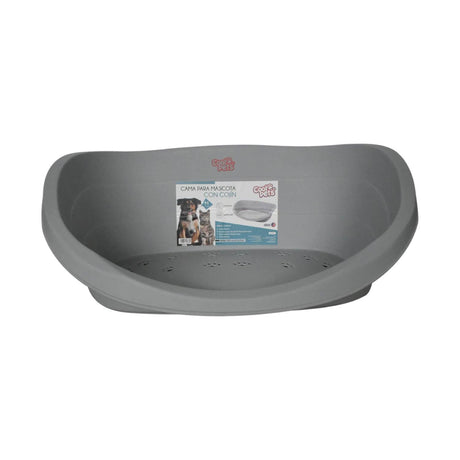 Cama Plastica Gato Perro S con Cojin  49x34x23cm Cool Pets