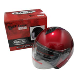 Casco Full Face Bx510 Talla L Color Burgundhy Certificado ECE