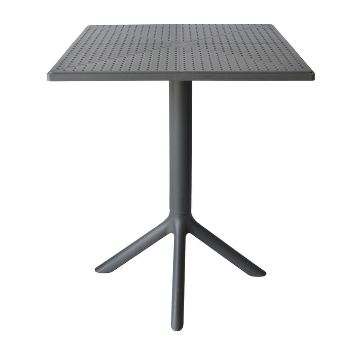 Mesa Cocina Terraza Jardín Cuadrada Sander 76x60x60 Gris