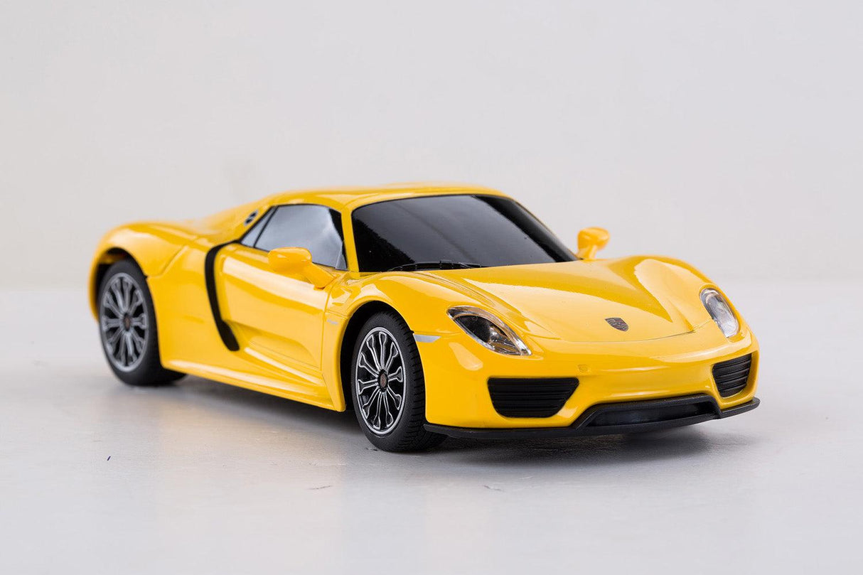 Auto Radiocontrolado Escala 1:24 Porsche Spyder Amarillo